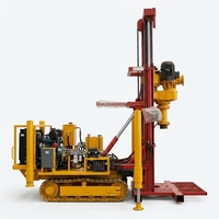 Boîte de vitesses de foreuse à circulation inverse RC de 7 pouces, pompe électrique de 37 kW, chenilles de translation, profondeur de forage max. 100 m pour puits d'eau
