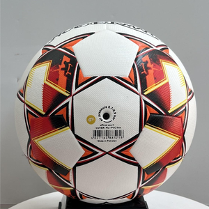 मुद्रित लोगो चमड़े सरकारी थोक फुटबॉल की गेंद सबसे अच्छा फुटबॉल - Product Image 4