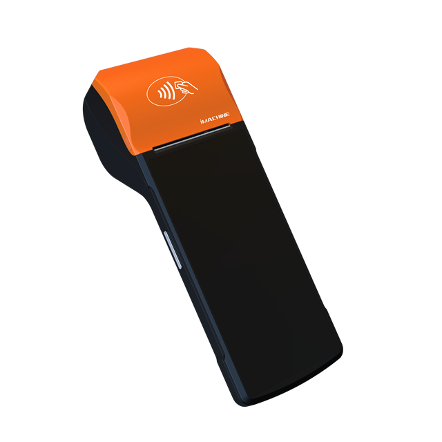 All-in-One 5.5 Inch NFC Smart POS Terminal Touch Screen Bluetooth USB Mobile Cashless Payment USB Card Reader Wifi Connectivity