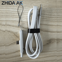 Kit de support 2-en-1, câble plat en silicone 240W 5A, cordon de données Type-C nouveau design, tendance 2026, logo personnalisé, charge ultra-rapide