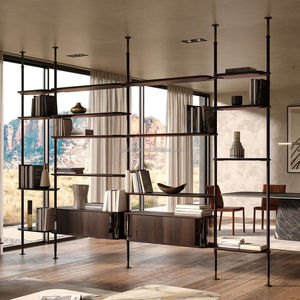 Estantes para libros, estanterías modernas minimalistas de lujo, <span class=keywords><strong>marco</strong></span> de aluminio de Metal personalizado Modular con luz Led para sala de estar y dormitorio - Product Image 6