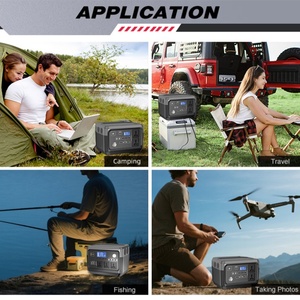 เครื่องกำเนิดไฟฟ้าพลังงานแสงอาทิตย์แบบพกพาพิเศษ ABS LiFePO4 300W 600W 1000W MPPT พร้อมสถานีพลังงานแสงอาทิตย์สำหรับรถยนต์ - Product Image 3