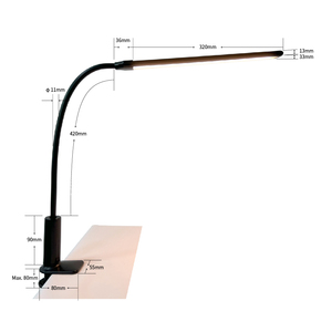 360 bras pivotant Flexible à col de cygne, <span class=keywords><strong>lampe</strong></span> de bureau à Led pour apprentissage, <span class=keywords><strong>lampe</strong></span> de lecture, <span class=keywords><strong>pince</strong></span> de Table, <span class=keywords><strong>lampe</strong></span> d'étude avec Clips - Product Image 6