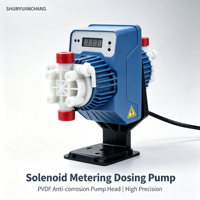 Pompe doseuse électromagnétique à diaphragme électrique automatique basse pression pour l'industrie alimentaire et des boissons, contrôleur de dosage de chlore PHL