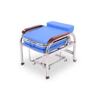 Tıbbi ekipman yüksek kalite çelik boru katlanabilir eşlik sandalye - Product Image 1
