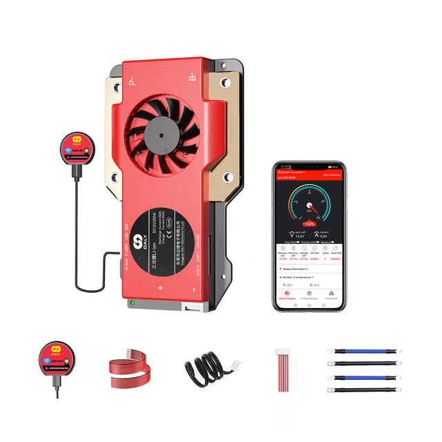Daly BMS Manufacturer S Type Li-ion LifePO4 4S 12V 16S 48V For Electric Scooters Golf Carts 3S-24S 250A 300A 400A 500A Smart BMS
