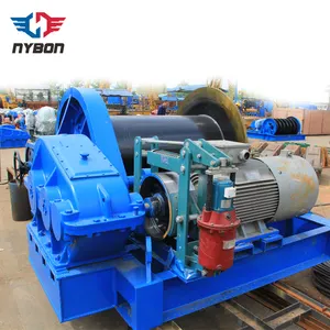 High Quality Industrial Long Rope Jm Model Slow Speed Electric Wire Rope Winches 5/10/ 20/30/40/50 For Pulling Large Ship