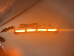 Nuova Barra Luminosa LED Trontech con Sirena 12V Universale per Auto, Camion, Emergenza, <span class=keywords><strong>Luce</strong></span> <span class=keywords><strong>Lampeggiante</strong></span> Stroboscopica Giallo Ambra - Product Image 4