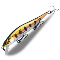 Leurre Vivant Flottant/À Coulée Lente Minnow 98 cm 10 g pour Pêche à Longue Portée au Bar, au Poisson Mandarine et aux Autres Prédateurs