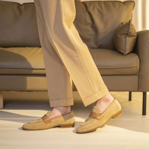 New Genuine Leather Lace-up Casual Breathable <b>Height</b> <b>Increasing</b> Men's <b>Shoes</b> Cowhide Business Casual Autumn <b>Shoes</b> - Product Image 5