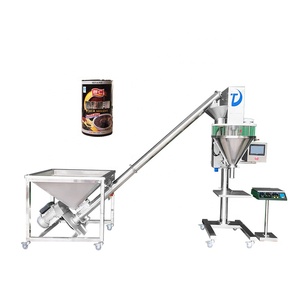 Máquina de llenado de polvo de café de 1 kg, pequeña, eléctrica, semiautomática, de acero inoxidable, con engranajes, para bebidas y productos químicos - Product Image 1