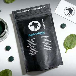 Bolsa con cremallera de pie con impresión completa personalizada con acabado mate, bolsa de embalaje de café en polvo de hoja de té de plástico - Product Image 1