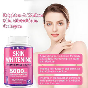 Privatel Labels Beauty Skin Whiten Producten Glutathion Capsules 5000mcg 2000Mg Skin Whitening Capsules - Product Image 2