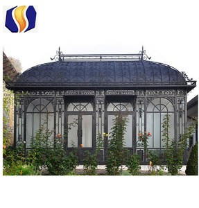 <span class=keywords><strong>Serre</strong></span> de jardin en aluminium facile à assembler avec salle de soleil Bois traité sous pression Cadre en métal Nature's Greenhouse à vendre - Product Image 2