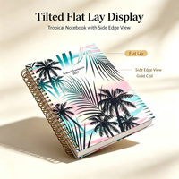 Organiseur personnalisé CustomTeacher, couverture rigide, format A5, reliure spirale, feuilles mobiles, agenda, journal, calendrier avec coffret