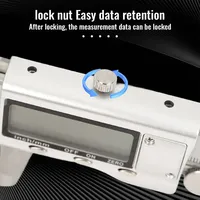 Metal Caliper Digital Pachometer Professional Vernier Caliber Measuring Tools Woodworking Thickness Gauge Depth Electronic Ruler