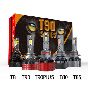 Phares LED Super Lumineux T8 T8s <span class=keywords><strong>T80</strong></span> T90 T90 Plus H1 H3 H7 H8 H9 H11 880 9005 9006 9012 H13 9004 9007 H4 300W - Product Image 1