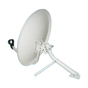 Antenne de couverture Satellite KU-80 x 90CM, réception uniquement par Satellite solide, avec antenne de décalage