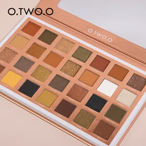 O.TW O.O卸売化粧品28色キラキラ長持ちするアイシャドウ高顔料アイシャドウパレット