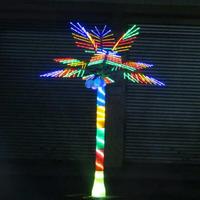 Realistische LED-Palmen leuchte für Villa Resort Street Plaza Garden Dekorative Licht anzeige im Freien für Weihnachts ferien