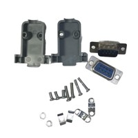 Conectores DB9 D-Sub Macho/Hembra de 9 Pines con Terminales de Soldadura, Conector Serial RS232 para Escáner de Código de Barras y Computadora, Venta al Por Mayor de Fábrica