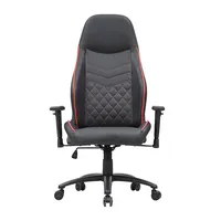 2022 आधुनिक डिजाइन गेमिंग चमड़े की कुर्सी कस्टम लोगो सिला gamer सस्ते आरजीबी ergonomic कुंडा गेमिंग कुर्सी