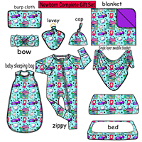 Combinaison pour bébé en bambou à manches longues avec fermeture éclair bidirectionnelle, respirante, à volants, imprimée, pyjama une pièce pour bébé, logo personnalisé, taille et couleur