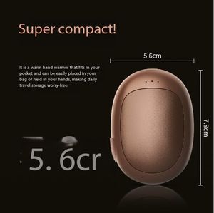 New Coffee Bean Shape Magnetic <b>Hand</b> <b>Warmer</b> Split <b>Mini</b> Portable Double Sided Heating <b>Rechargeable</b> <b>Hand</b> <b>Warmer</b> Winter Essentials - Product Image 3