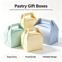 Boîte à pâtisserie carrée de haute qualité, recyclable, légère, en carton gaufré, pour gâteaux, de qualité alimentaire, fournisseur chinois