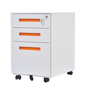 Multifunctional Modern Lockable Cold-Rolled Steel Mobile File Cabinet with Wheels for Office Home <b>Workshop</b> Kitchen <b>Storage</b> - Product Image 4
