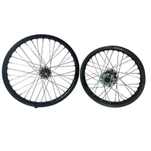 전기 먼지 자전거 오토바이 블랙 알루미늄 합금 36H 림 Sur ron 라이트 꿀벌 바퀴 - Product Image 3