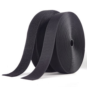 Vente en gros de bandes auto-adhésives en nylon/polyester tissé imperméables pour machines à coudre, attaches à crochets et boucles pour vêtements, sacs, accessoires - Product Image 5