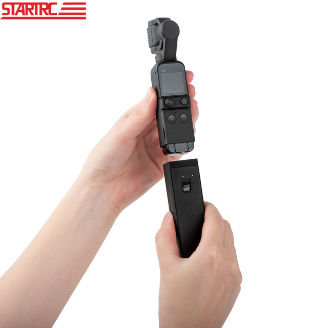 Portable Charger Safety Sport Camera Charging Handle Mobile Power Bank Extension for Dji Osmo Pocket 2 Action Camera Accessories