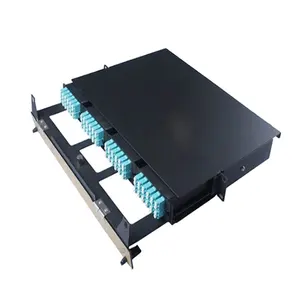 MPO MTP 19 Inch 1U 96 Cổng Fiber Optic Patch Panel Cho Mật Độ Cao Trung Tâm Dữ Liệu