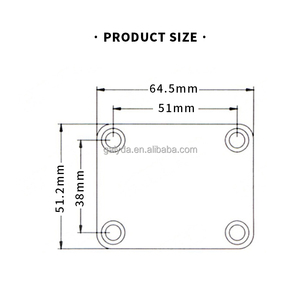 Placa de Refuerzo para Puente de Guitarra Eléctrica, Diseño Cuadrado para Cuerpo de Bajo, Accesorios - Product Image 6