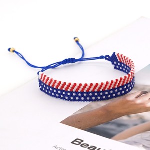 Go2boho Bracciale Miyuki Braccialetti unisex <span class=keywords><strong>dell</strong></span>&amp;#39;<span class=keywords><strong>amicizia</strong></span> con bandiera USA - Product Image 2
