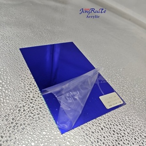 Panneau Miroir Acrylique Couleur Or 1220*2440mm 4*8ft Personnalisé 1mm/0.7mm Adhésif Stratifié PE/<span class=keywords><strong>PVC</strong></span> Découpé Marque JINGRUITE - Product Image 1