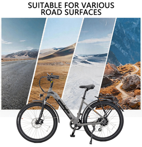 Bicicleta eléctrica de ciudad con batería de 36V y 15Ah para niños, <span class=keywords><strong>Shimano</strong></span> <span class=keywords><strong>desviador</strong></span>, neumático grueso, marco de aleación de aluminio, electrónica Digital - Product Image 5