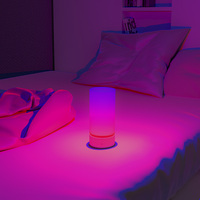 Lampe de table d'ambiance pour chevet, lampe de nuit décorative pour chambre à coucher, bureau à domicile, éclairage d'ambiance