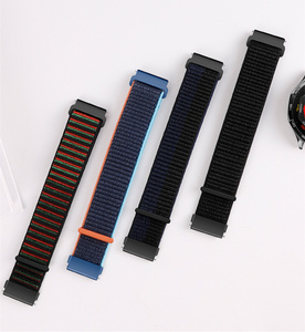 Bracelet en nylon à boucle et démontage rapide 18/20/22mm pour montre intelligente Samsung Galaxy, bracelet sport Garmin, <span class=keywords><strong>Huawei</strong></span>, Xiaomi, <span class=keywords><strong>Fitbit</strong></span> - Product Image 2