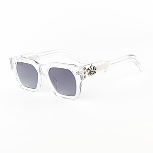Grossiste du Guangdong, accessoires de fête vintage, montures épaisses, pour le travail en extérieur, loisirs, lunettes de soleil de haute qualité, logo personnalisé - Product Image 4