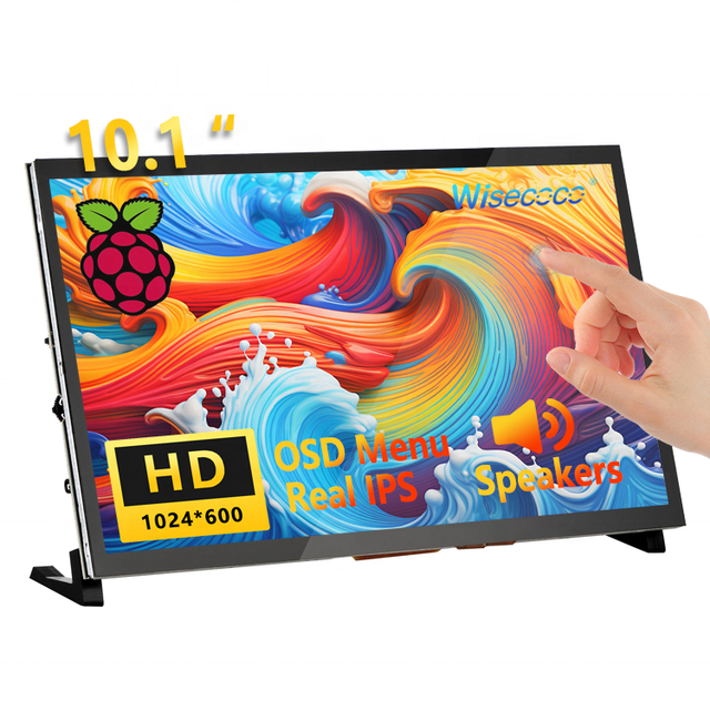 10.1inch 1024x600 Raspberry Pi Lcd Display Monitor PCAP Touch Screen Raspberry Pi3 Pi4 Pi 4 4b 3b+ Sensor LCD Screen Display Kit