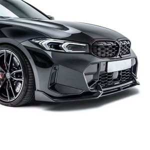 Para <span class=keywords><strong>BMW</strong></span> Serie 3 G20, Labio Delantero de Fibra de Carbono, Separador de Parachoques Delantero, Accesorios para Auto - Product Image 5