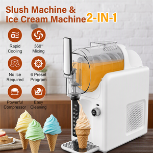 Máquina Multifuncional para Hacer Bebidas Congeladas y Granizados, de Gran Capacidad, Automática y Eléctrica - Product Image 3
