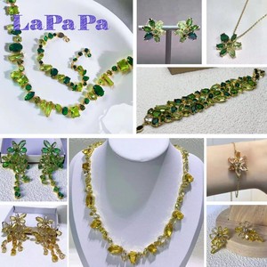 Nuevo Set de Joyería Original 2025, Collar, Aretes, Pulsera <span class=keywords><strong>y</strong></span> Anillo con Forma de Corazón, Moda para Mujer, Accesorios para Fiesta - Product Image 3