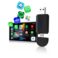 Adaptateur CarPlay sans fil et filaire WiFi avec port USB Type-C, compatible FCC KC RoHS, pour BMW Série 550 avec prise en charge d'Android Auto et d'Apple CarPlay