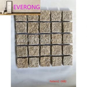 Dalles de pavage extérieures emboîtables avec motif en maille, pavage de route en granit pour allée de stationnement - pour application extérieure - Product Image 1