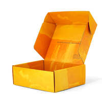 Muestra Gratuita de Caja de Embalaje Corrugada Personalizada para Cosméticos, Caja de Envío Postal, Caja Corrugada Reciclable y Plegable