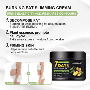 Crème amincissante bio OEM/ODM, crème amincissante pour le <span class=keywords><strong>ventre</strong></span>, anti-cellulite, lotion raffermissante pour le corps, caféine, effet chaud, crème amincissante pour perdre du poids - Product Image 3