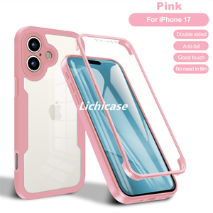 Lichicase, resistente a los arañazos, Protector de pantalla incorporado, funda anticaída para <span class=keywords><strong>Motorola</strong></span> <span class=keywords><strong>G9</strong></span> <span class=keywords><strong>G9</strong></span> <span class=keywords><strong>Plus</strong></span> <span class=keywords><strong>G9</strong></span> Play, funda de plástico para teléfono - Product Image 4